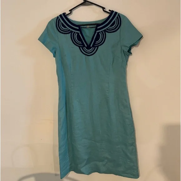Boden | Dresses | Boden Linen Turquoise Shift Dress With Royal Blue Embroidered Neckline Size 6l | Poshmark Boden | Dresses | Boden Linen Turquoise Shift Dress With Royal Blue Embroidered Neckline Size 6l | Poshmark